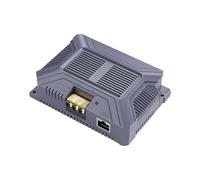 Zkydhbd Convertidor Gigabit Ethernet de 12 V y 200 W adecuado para enchufes de antena parabólica y juego de instalación, kit de alimentación resistente a la intemperie