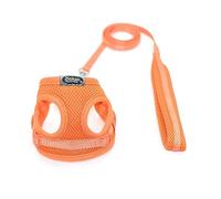 Zkydhbd Correa ajustable de malla transpirable para el pecho y la espalda para mascotas, correa de tracción para perros