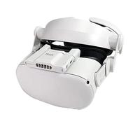 Zkydhbd Cubierta facial para auriculares para 2 gafas para almohadilla de interfaz facial, batería recargable integrada de 300 mAh, cubierta protectora de realidad virtual, accesorios de almohadilla