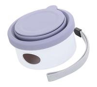 Zkydhbd Cuenco suave para perros, plegable, de viaje, para alimentación de mascotas, accesorio de riego, alimentador de alimentos y agua, cuenco plegable 3 en 1