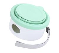 Zkydhbd Cuenco suave para perros, plegable, de viaje, para alimentación de mascotas, accesorio de riego, alimentador de alimentos y agua, cuenco plegable 3 en 1
