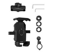Zkydhbd Cyclist - Soporte de teléfono de 3 garras que absorbe los golpes, resistente al agua, para motocicletas y bicicletas con soporte de manillar de montaje rápido