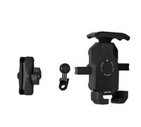 Zkydhbd Cyclist - Soporte de teléfono de 3 garras que absorbe los golpes, resistente al agua, para motocicletas y bicicletas con soporte de manillar de montaje rápido
