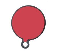 Zkydhbd Disco adhesivo para salpicadero de coche, 80 mm, diseño redondo rojo para soportes de teléfono y sistemas de navegación, soporte de teléfono con adhesivo