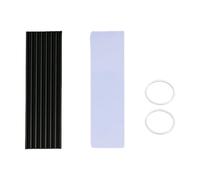 Zkydhbd Disipador de calor NVMe de estado sólido 2280 de estados sólidos, disco duro, disipador de calor de aluminio con almohadilla térmica, disipador de calor de aluminio para PC