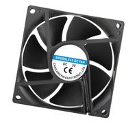 Zkydhbd Eficiencia energética 8025 Axials Ventilador, flujo de aire optimizado, materiales ABS, construcción para armarios de servidores, dispositivos de comunicación, interruptores, refrigeración de