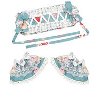 Zkydhbd Elegante diadema de encaje de estilo japonés para mujer, para disfrazarse, máscaras, fiestas, accesorios para la cabeza