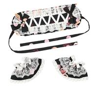 Zkydhbd Elegante diadema de encaje de estilo japonés para mujer, para disfrazarse, máscaras, fiestas, accesorios para la cabeza