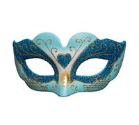 Zkydhbd Elegante máscara de media cara para niños y niñas, vintage, carnaval, venecianos, para fiestas de Halloween, fiestas de moda