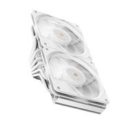 Zkydhbd Enfriamiento de CPU de 2 ventiladores, 7 tubos de calor, flujo de aire optimizado, base de cobre, solución térmica para plataformas LGA1700 AM5, carcasa de computadora con tecnología Heatpipe