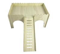 Zkydhbd Escalera de escalada desmontable para mascotas pequeñas para hámster sirio, fácil de montar, decoración de hábitat, escondites de hámster