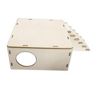 Zkydhbd Escalera de madera para hámster, hábitat de animales pequeños, madera natural para jugar masticables para hámster enano, casas de hámster y escondites, escalera de escalada de madera para