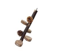 Zkydhbd Escalera de perca para pájaros, soporte molar para loros, suministros para periquitos, rascadores para loros pequeños y grandes, juguete de perca para pájaros
