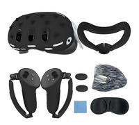 Zkydhbd Essential 7 accesorios para auriculares, protector de controlador, tapa basculante, interfaces faciales, soporte de piel, 7 unidades