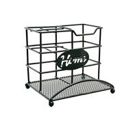 Zkydhbd Estante de almacenamiento de metal resistente para el garaje del hogar con revestimiento inoxidable, fácil montaje, múltiples niveles, organizadores de ahorro de espacio, estante de