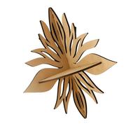 Zkydhbd Estante de esquina flotante montado en la pared con patrón floral, organizadores de almacenamiento decorativos de madera para sala de estar, dormitorio, estante decorativo tallado de madera