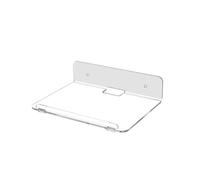 Zkydhbd Estante de pared flotante acrílico para la transparencia de las plantas, organizador moderno que ahorra espacio, fácil instalación, uso en interiores y exteriores, estante colgante para