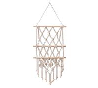 Zkydhbd Estante de pared ligero y elegante, tejido a mano, ganchos de pared para decoración del hogar y mostrar colecciones para mantener las pertenencias en orden