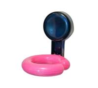 Zkydhbd Estante para secador de pelo montado en la pared con fuerte potencia de succión, estante de almacenamiento de baño, fácil instalación, estante de soplador eléctrico para organización del hogar