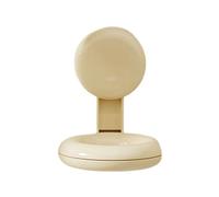 Zkydhbd Estante para secador de pelo montado en la pared con fuerte potencia de succión, estante de almacenamiento de baño, fácil instalación, estante de soplador eléctrico para organización del hogar