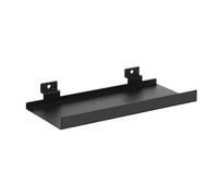 Zkydhbd Estantes de metal negro resistentes para colgar en la pared, prácticos estantes de almacenamiento para zapatos y accesorios