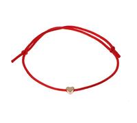 Zkydhbd Exquisita joyería de la amistad, pulsera con dije de corazón de cábala, tejido ajustable, cuerda roja, joyería para adultos, talla única, como se describe
