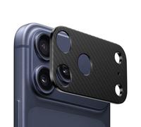 Zkydhbd Funda de aluminio ligero para cámara de teléfono inteligente que proporciona una cubierta de vidrio de alta candor a prueba de arañazos para teléfono 17 cubierta de cámara de fibra de carbono