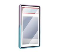 Zkydhbd Funda protectora para tarjetas de juego graduadas, vidrio de alúmina y cubierta solar para tarjetas coleccionables raras, funda de metal de color degradado