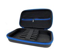 Zkydhbd Funda rígida de transporte para dardos de punta de acero y dardos de punta suave, bolsa de transporte para accesorios de dardos, Blue