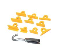 Zkydhbd Gancho extractor de abolladuras de aleación de acero, ángulo profesional para abolladuras