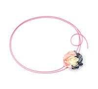 Zkydhbd Gargantilla con cordones, cadena de cintura, collar de encaje de flores, para mujer, novia, boda, fiesta, festival, Halloween, cinturón de cintura para vestidos de mujer