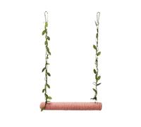 Zkydhbd Hamaca y juguete de escalada para pájaros, puente de escalada, jaula de columpio, cuerda de algodón para masticar, columpios para periquitos