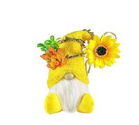 Zkydhbd Harvest Festival - Muñeca sin rostro CowboyRudolf Harvestive, muñecas sin rostro, decoración de Acción de Gracias, 1 pieza de girasol cálido