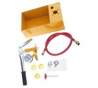 Zkydhbd Herramienta de detección de prueba de presión de operación manual adecuada para tuberías de suministro de agua y radiantion para detección de fugas de calefacción de suelo radiante, bombas de