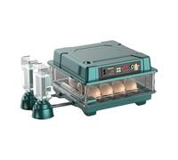 Zkydhbd Incubadora de codornices para aves de corral, incubadora automática de pollitos con regulable, para varios huevos de gallina