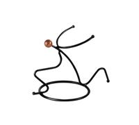 Zkydhbd Iron Art - Soporte único para botellas de vino, organizador de escritorio, para mujeres y hombres, estante único para vinos