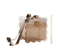 Zkydhbd Jaula de transporte para transportadores de mascotas pequeñas con fundas ventilables, caja de transporte para jaula de viaje corto para animales