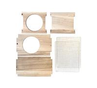 Zkydhbd Jaula para animales pequeños, escondites para mascotas, hábitats, hámsteres, escondites para hámsteres, casa pequeña