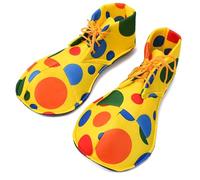 Zkydhbd Juego completo de cosplay de payaso para adultos, para celebración de Halloween, juego de rol, arcoíris, pelo, nariz, corbatín, guantes, accesorios, conjunto esencial para eventos de cosplay