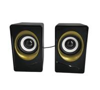 Zkydhbd Juego de altavoces USB para computadora Big Q Eggs Subwoofer adecuado para actividades multimedia, portátil, altavoces USB