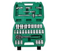 Zkydhbd Juego de llaves de trinquete para coche, 1/4, combinación de llaves dinamométricas con enchufe métrico