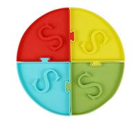 Zkydhbd Juguete alternativo divertido para gatos, comedero lento para perros, tapete calmante para lamer, almohadilla para lamer, alimentador lento, lamer mascota arco iris, bolas de espuma para