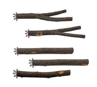 Zkydhbd Juguete de rama masticable para pájaros, perca, rascador, perca, molar, juguete masticable para loros, periquitos, aves masticables