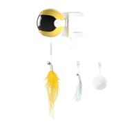 Zkydhbd Juguete eléctrico con pluma de elevación automática, varita de plumas para gatos pequeños, juguete interactivo para reducir el entretenimiento interactivo