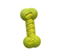 Zkydhbd Juguete masticable de hueso chirriante para perros para masticadores agresivos, juguete de huesos de perros de durabilidad, limpieza de dientes y entrenamiento, juguete masticable para