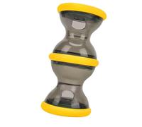 Zkydhbd Juguete para masticar con forma de mancuerna para perros, alimentador lento, rompecabezas interactivo para entrenamiento de mascotas, dispensador de golosinas para perros