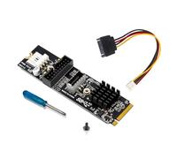 Zkydhbd La tarjeta de conversión MKey PCIe a USB 3.1 permite la conexión del panel frontal tipo C E y el controlador menos operativo PCIe a USB C/E convertidor