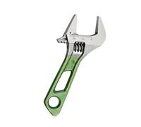 Zkydhbd Llave compacta y ajustable con mandíbula ancha de acero al carbono, agarre ergonómico para fontanería, mantenimiento mecánico, agarre ergonómico