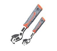 Zkydhbd Llave de bloqueo de ajuste automático multiusos, construcción de acero, agarre antideslizante, adecuada para uso automotriz, cierre seguro, llave dinamométrica resistente