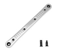 Zkydhbd Llave de desplazamiento resistente con adaptadores cuadrados de 1/4 y 3/8 pulgadas para mecánicos de espacio reducido (120 Nm) llave de trinquete de espacio reducido